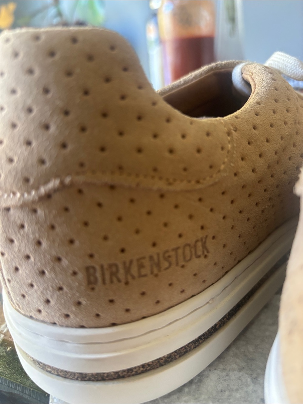Birkenstock Bend Low Dotted New Beige sz 42 M9 W11 - Picture 6 of 13